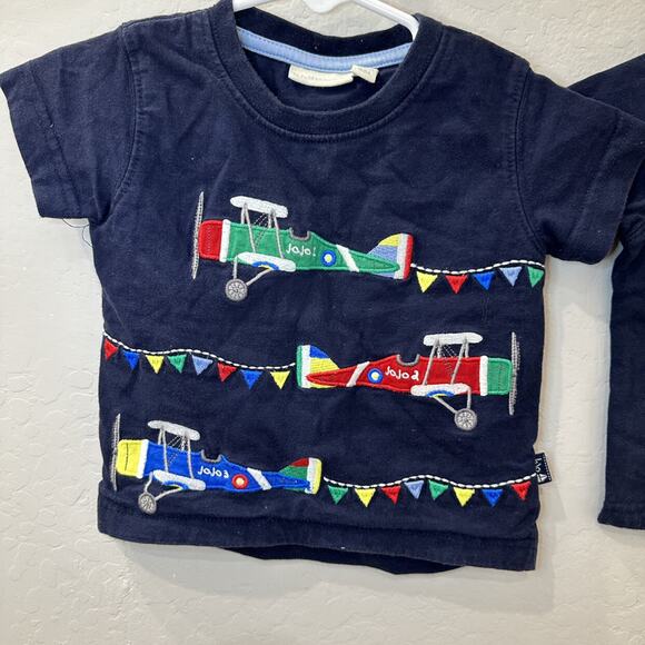 JoJo Maman Bebe Appliqué Short Sleeve Shirt Bundle - Picture 2 of 9